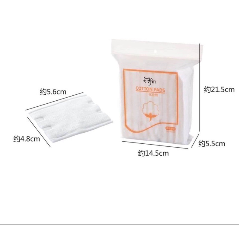 Bông Tẩy Trang 3 Lớp 222 Miếng Cotton Pad Mèo - Siêu Dày, Siêu Mềm Mịn