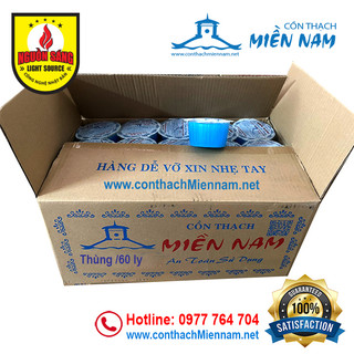 Cồn Thạch Miền Nam. (Thùng 60 hộp120gr). Uy tín tại TP.HCM hỏa tốc