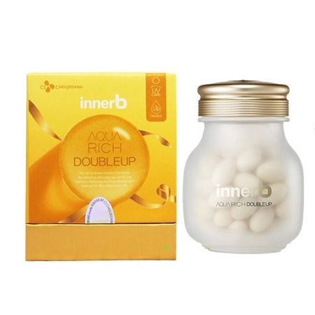 Viên uống cấp nước và bổ sung collagen cho da Innerb Aqua Rich Double Up (Hộp 56 viên)