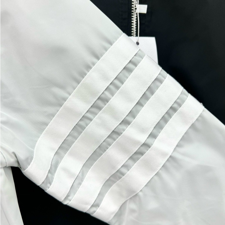 Áo Bomber, Áo khoác Thome Cao Cấp Phối 3 Sọc Dành Cho Nam Nữ Bản Mới 2023