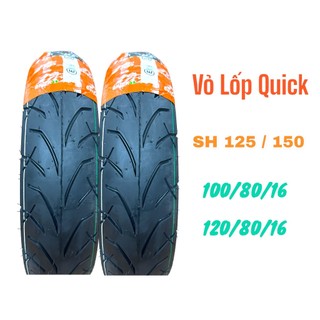  Vỏ Quick1 Xe SH125 SH150 SH160 Lốp Công Nghệ Run Flat - Lốp Xe SH Không Ruột 