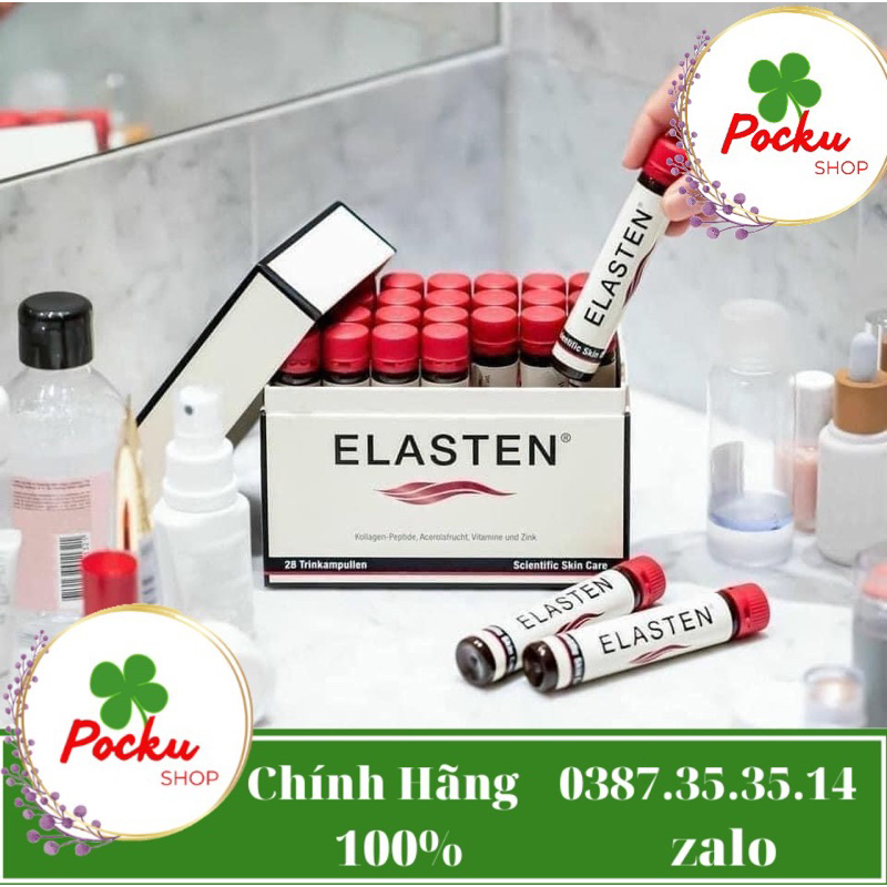 [Tách Lẻ 1 ống] Collagen Elasten Giúp Da Căng Mịn, Chống Lão Hóa, Tóc Chắc Khỏe - Collagen Số 1 Tại Đức