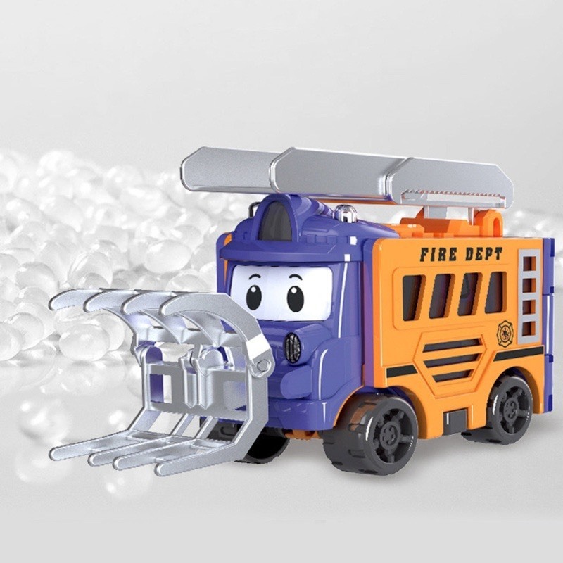 Đồ chơi xe biến hình vui nhộn cho bé, mô hình xe hơi biến hình đảo chiều 2 trong 1