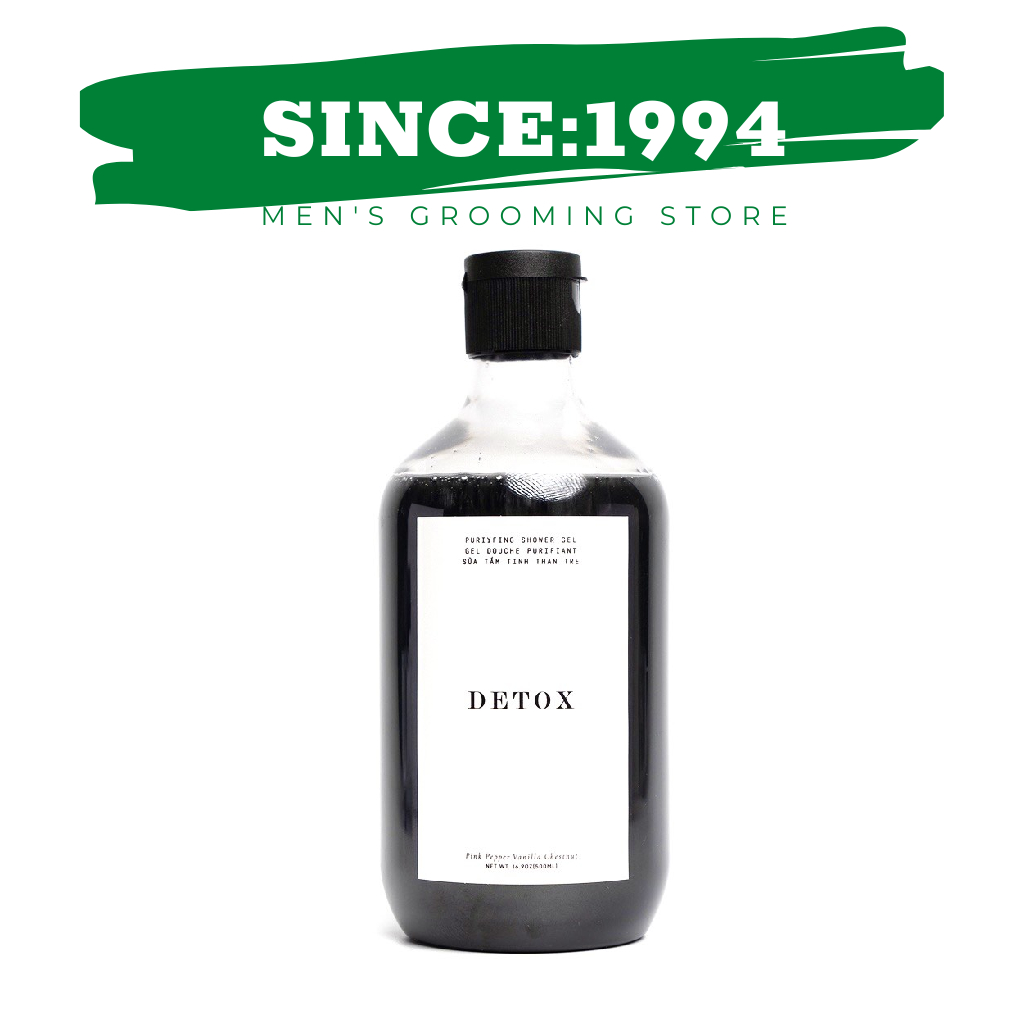 Sữa Tắm Khử Độc Da từ Than Tre Detox Rusty Lab 500ml