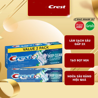 Kem Đánh Trắng Răng Làm Sạch Sâu Crest Complete Whitening + Deep Clean - Nhập Khẩu Mỹ