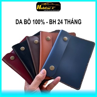 Ví đăng kiểm đựng giấy tờ ô tô ví đăng kiểm ô tô ví đăng kiểm da thật100% hàng handmade cao cấp