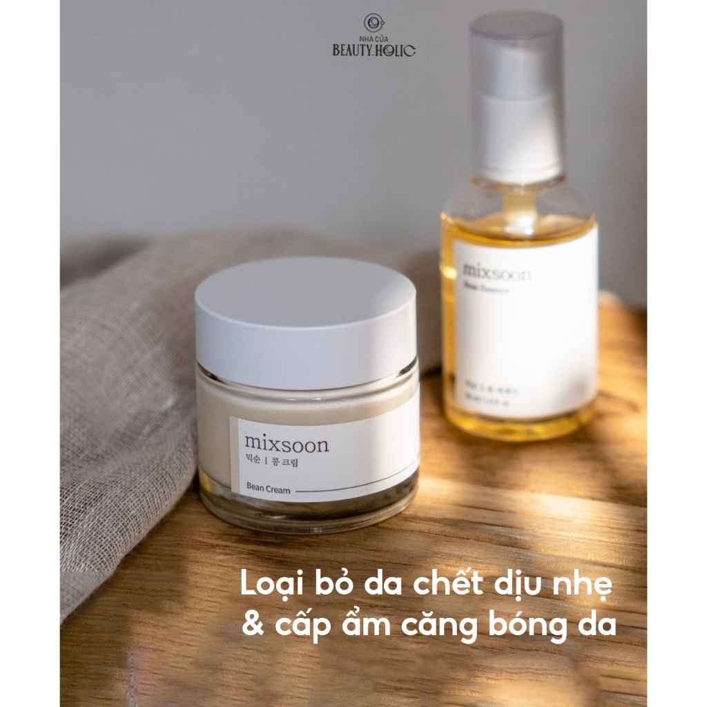 Tinh chất và kem dưỡng đậu lên men MIXSOON BEAN ESSENCE & CREAM