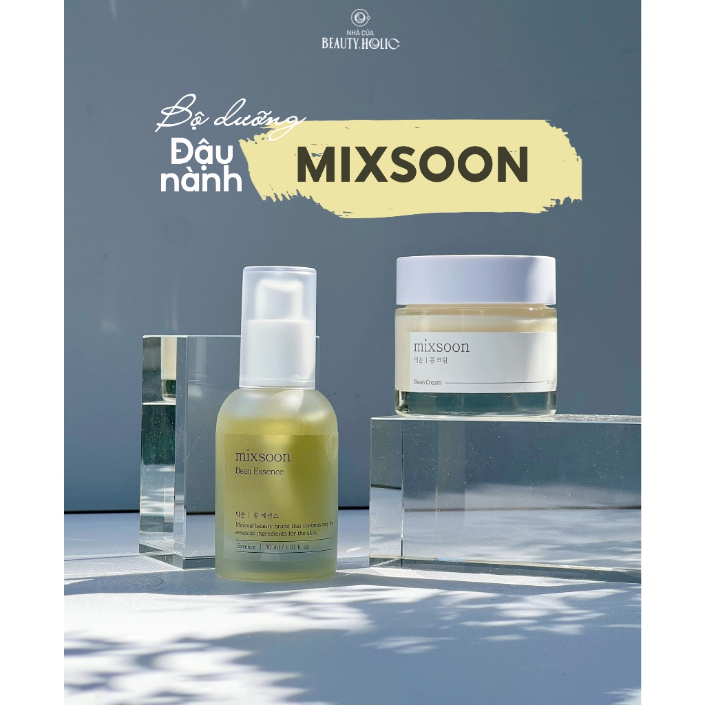 Tinh chất và kem dưỡng đậu lên men MIXSOON BEAN ESSENCE & CREAM