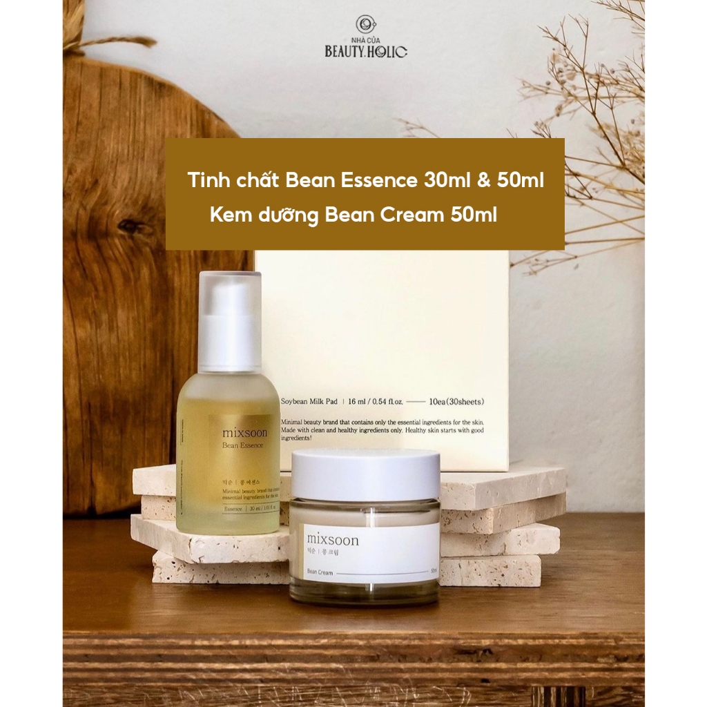 Tinh chất và kem dưỡng đậu lên men MIXSOON BEAN ESSENCE & CREAM