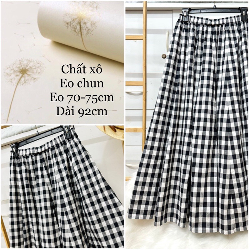 Chân Váy Sọc. Caro