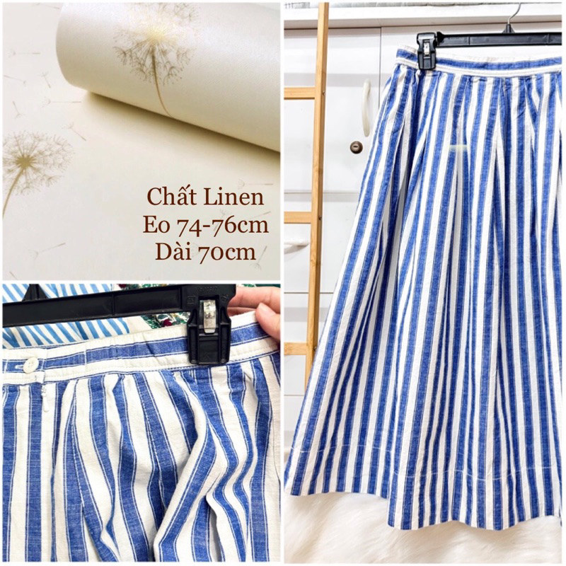 Chân Váy Sọc. Caro