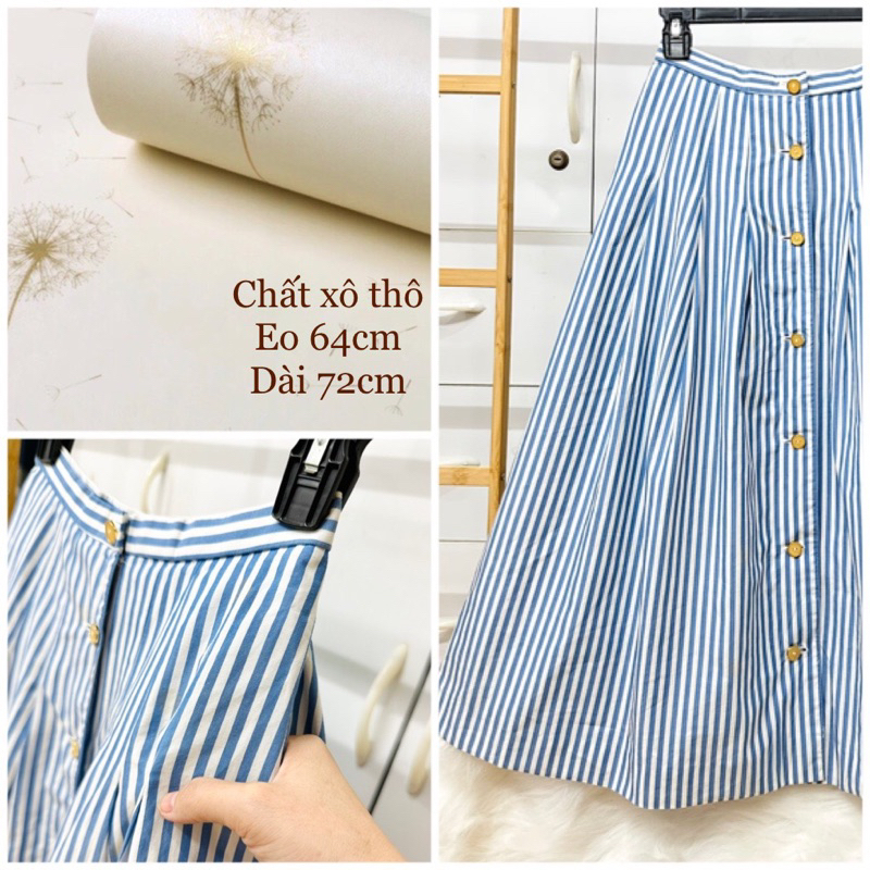 Chân Váy Sọc. Caro