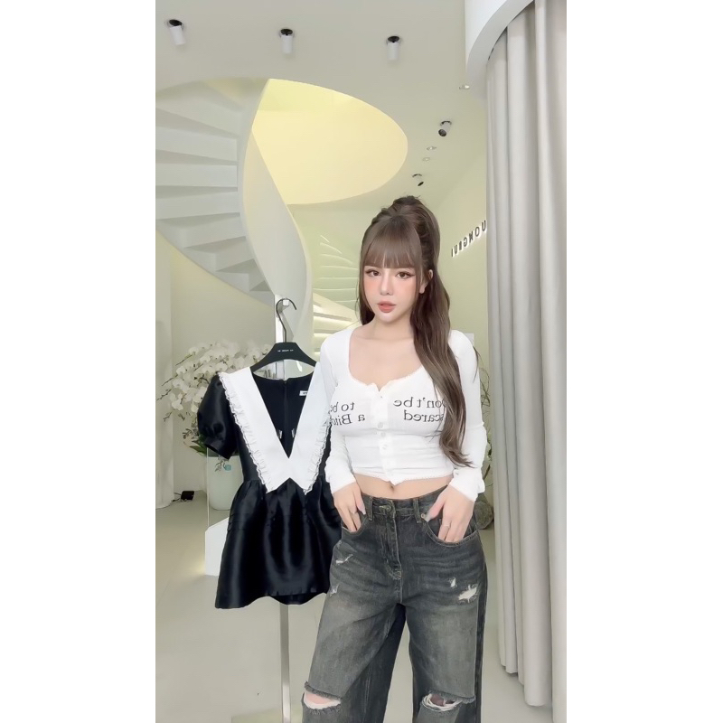 Áo Body Đính Cúc Dọc MPB