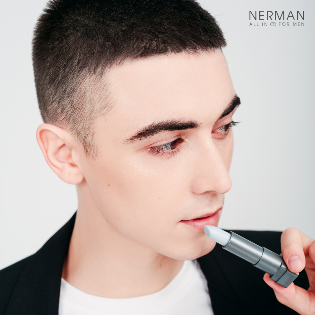 Son dưỡng cho nam Nerman dưỡng ẩm môi,giảm nứt nẻ,không bết dính,hỗ trợ mờ thâm Men in Black 4g