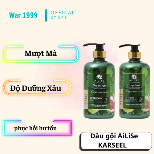 Dầu Gội Xả AiLiSe KARSEEL Bưởi Cân bằng độ ẩm và giữ ẩm cho sợi tóc