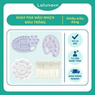 Khay pha màu , họa cụ vẽ , khay màu nước Lalunavn - B55