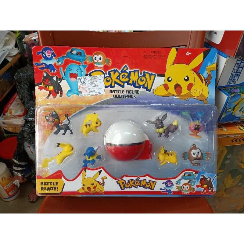 Vỉ đồ chơi mô hình POKEMON❤️
