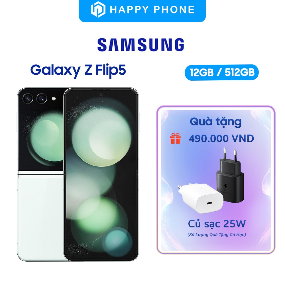 Điện Thoại Samsung Galaxy Z Flip5 - Hàng Chính Hãng, Mới 100%, Nguyên seal
