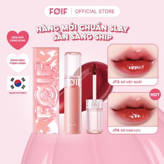  Son Tint Bóng Thuần Chay, Ẩm Mọng, Bền Màu FOIF Juicy Fit Tint 3g