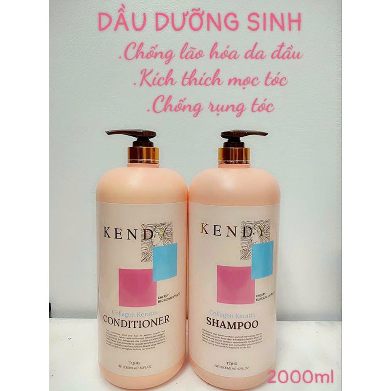 Gội xả kendy cao cấp 2000ml
