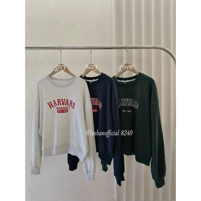 Áo sweater HARVARD stylekorean 8240 // Hàng có sẵn🇰🇷