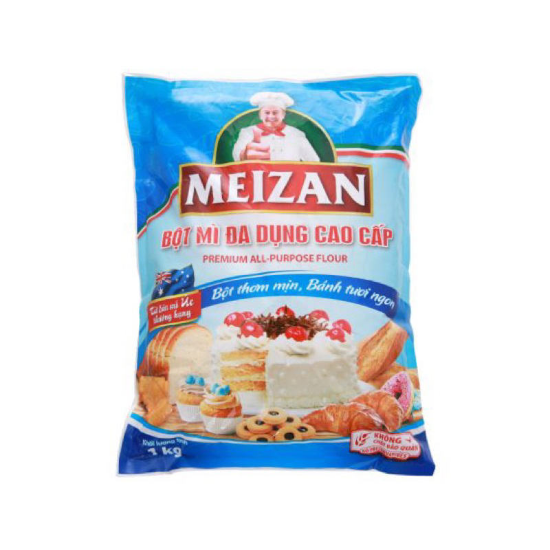 Bột mì đa dụng cao cấp MEIZAN bịch 500g và 1kg