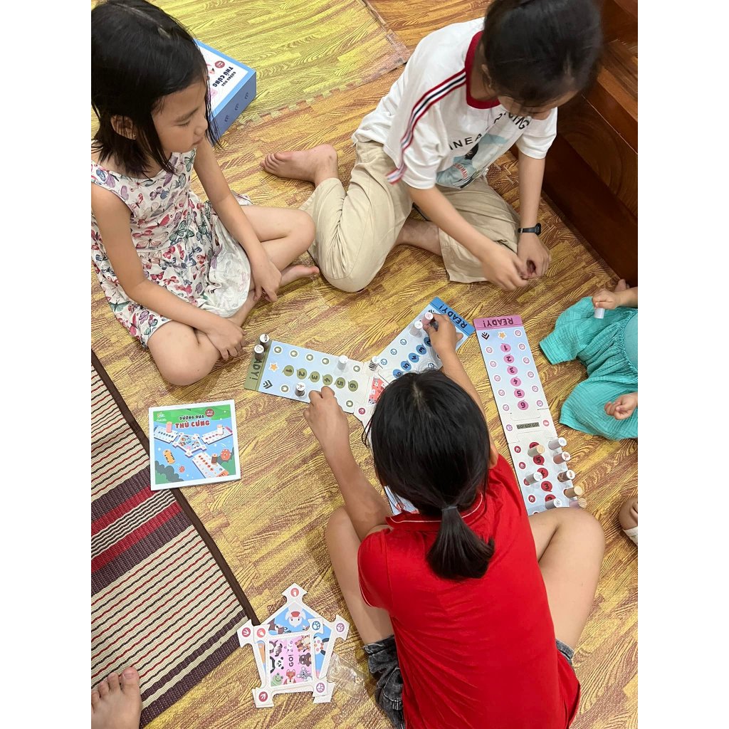 Cờ cá ngựa 2-5 người chơi phiên bản đường đua thú cưng
