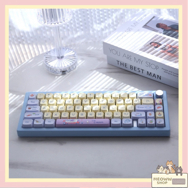 Keycap XDA cute Meow Meow cho bàn phím cơ giá rẻ