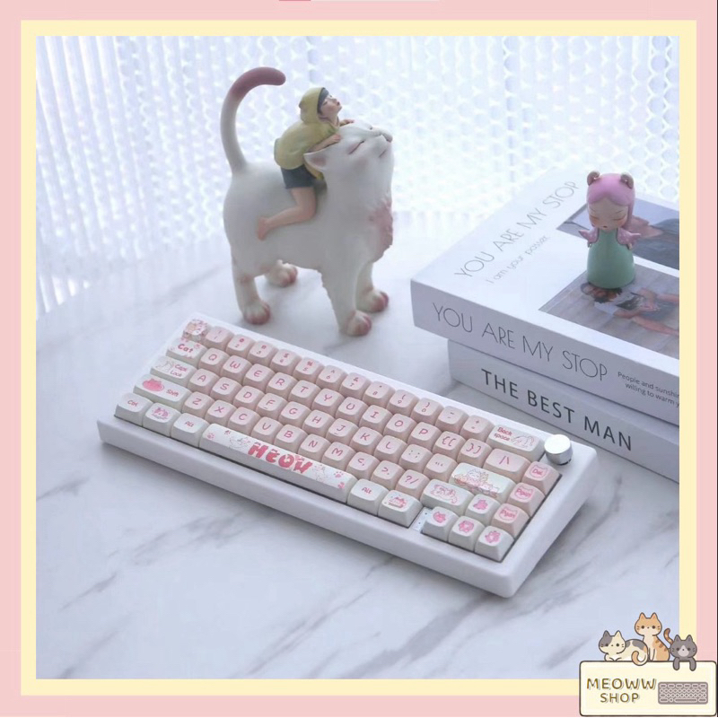 Keycap XDA cute Meow Meow cho bàn phím cơ giá rẻ