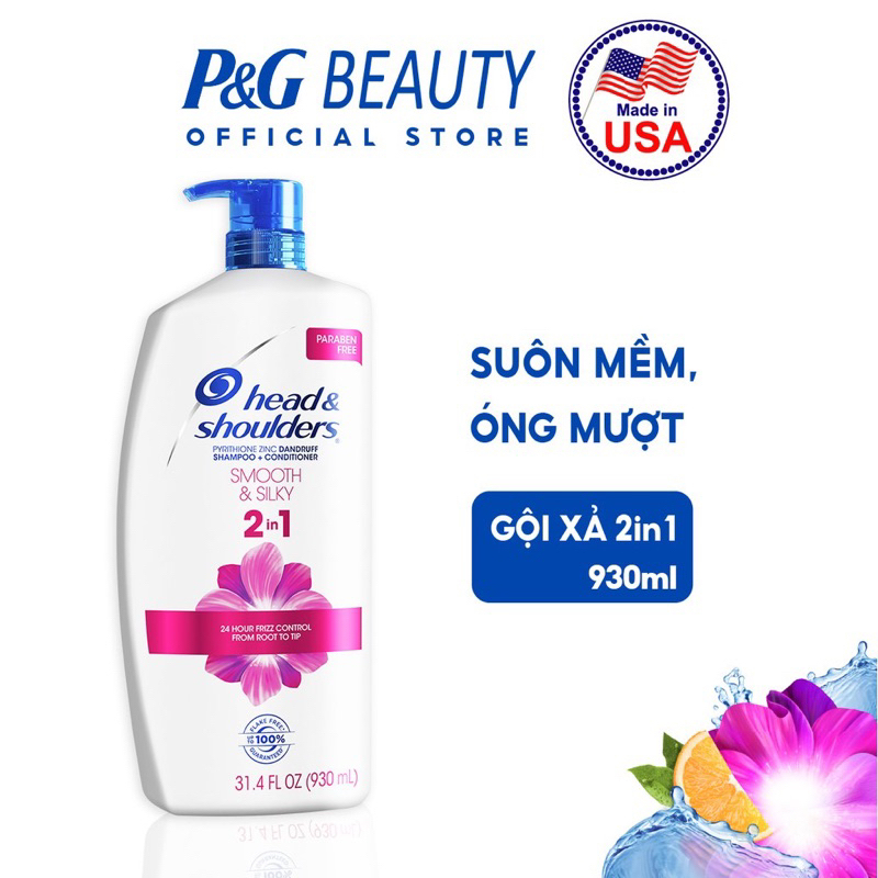 Gội Xả 2IN1 Head & Shoulders Sạch gàu 930/950ml