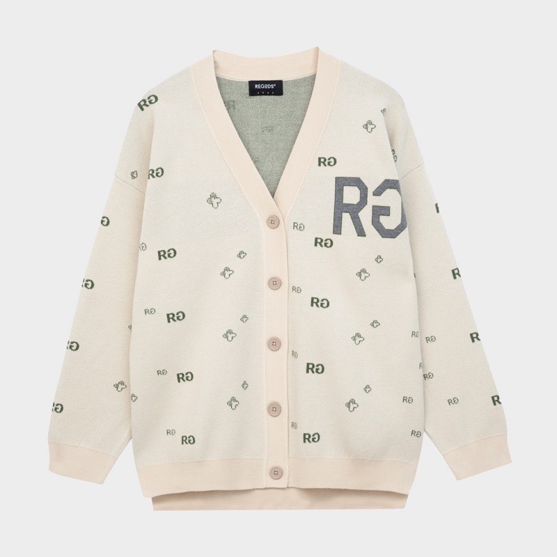 Áo Khoác Cardigan Len RG REGODS Chất Vải Dày Đẹp Form Rộng Có Bấm Nút Cổ V Áo Đẹp Hàng Hot Trend