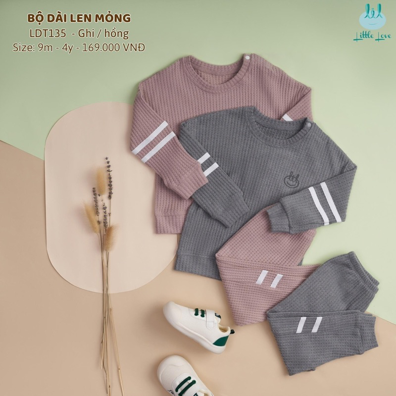 Little - Bộ dài len mỏng