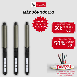 Máy uốn tóc xoăn lọn to LIG kiểu dáng Hàn quốc có điều chỉnh nhiệt trục dây điện xoay 360 độ - Bảo hành 3 tháng.