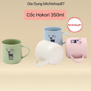 Cốc Nhựa Lúa Mạch Hokori 350ml,400ml Việt Nhật Cao Cấp Chịu Nhiệt Tốt, Màu Sắc Xinh Xắn