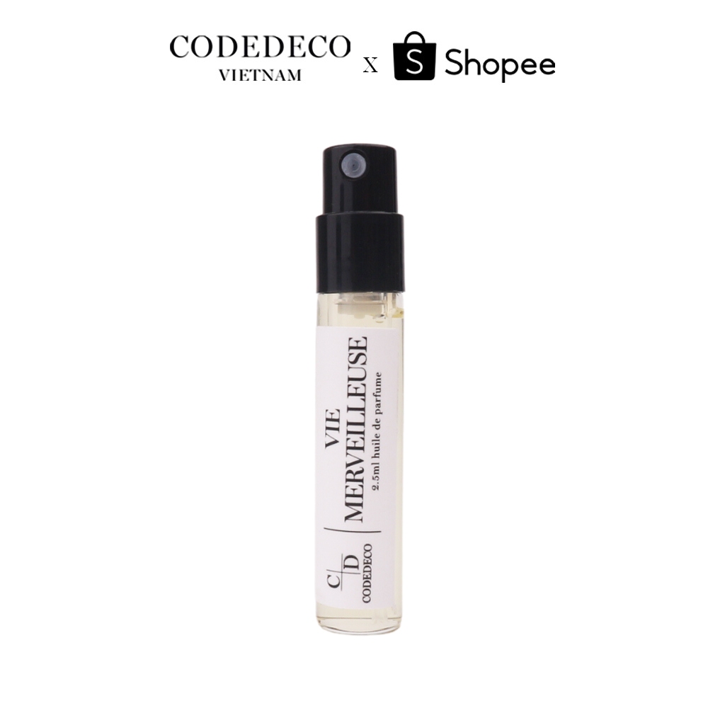 Tinh dầu thơm CODEDECOVie Merveilleuse ngọt ngào, thơm mát vial 2.5ml