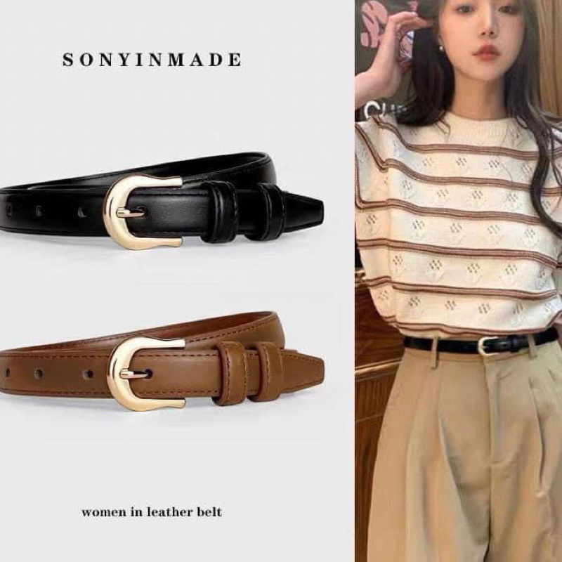 SET 2 THẮT LƯNG DA PU HÀNG QC