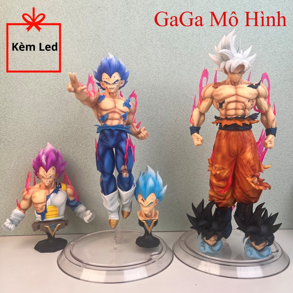 Mô hình Dragon Ball Vegeta Goku Vô Cực 2 đầu thay 35cm cực nét - GaGaMoHinh