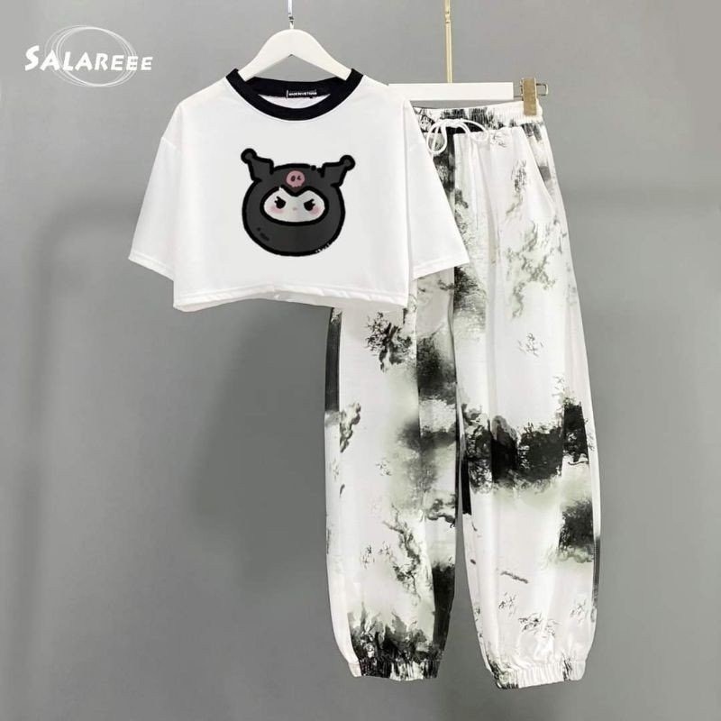 Sét Bộ croptop bé gái sz 12- 45 ký nhiều màu quần áo học sinh cấp 1.2