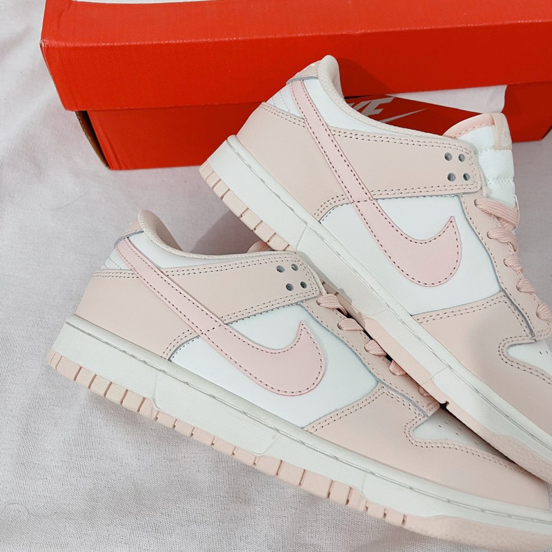 Giày Thể Thao Njke SB Hồng Trắng hàng đẹp cao cấp  giầy sneaker nữ pink baby bánh bèo