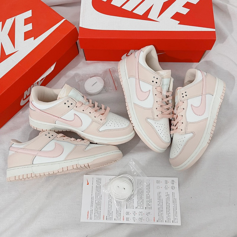 Giày Thể Thao Njke SB Hồng Trắng hàng đẹp cao cấp  giầy sneaker nữ pink baby bánh bèo