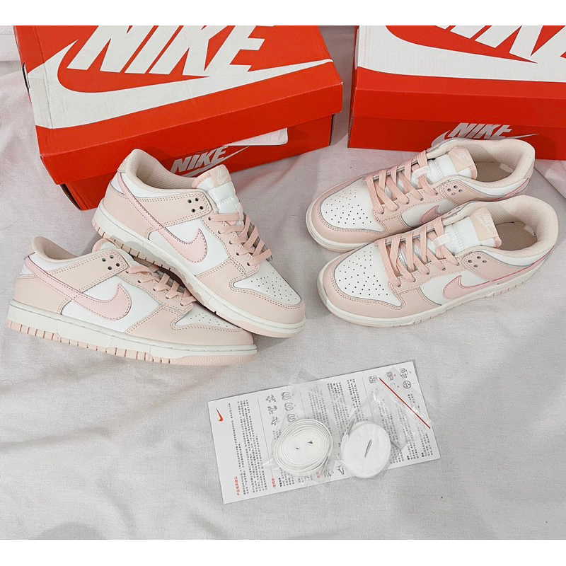 Giày Thể Thao Njke SB Hồng Trắng hàng đẹp cao cấp  giầy sneaker nữ pink baby bánh bèo