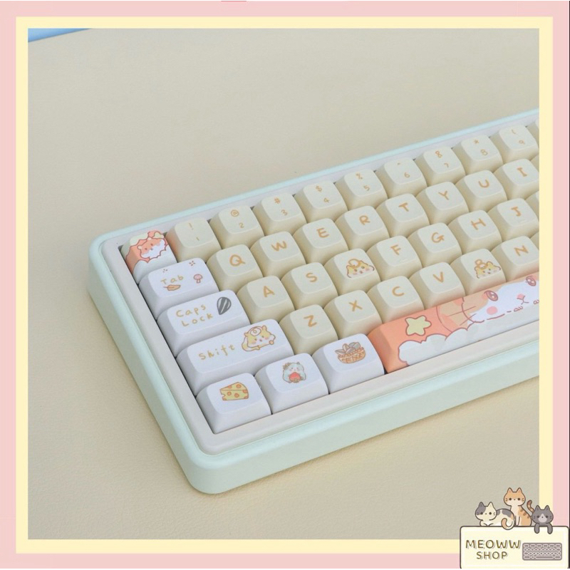 Keycap XDA cute Meow Meow cho bàn phím cơ giá rẻ