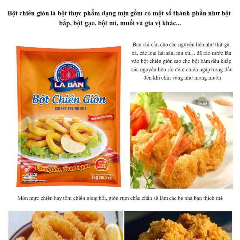 BỘT CHIÊN GIÒN HIỆU LA BÀN 1 KG