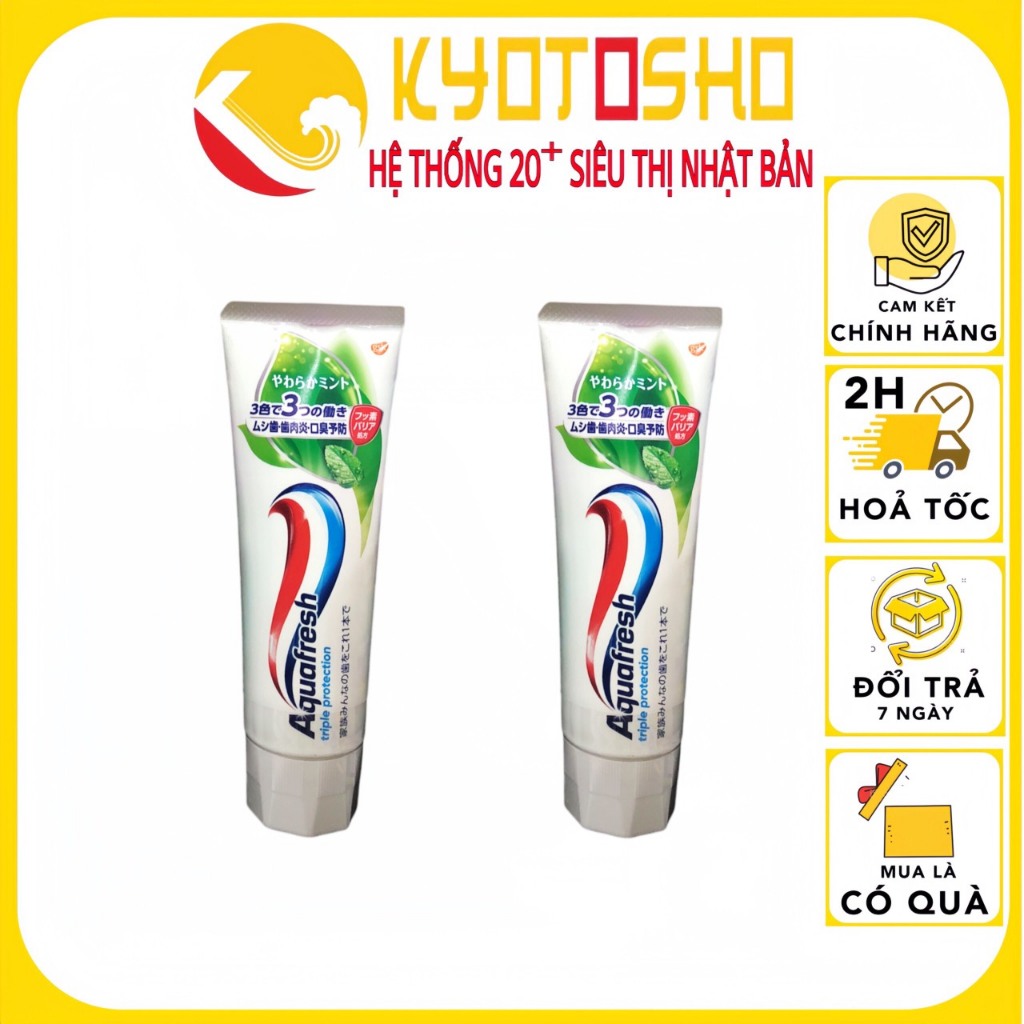 Kem đánh răng Aquafresh Nhật Bản 140g