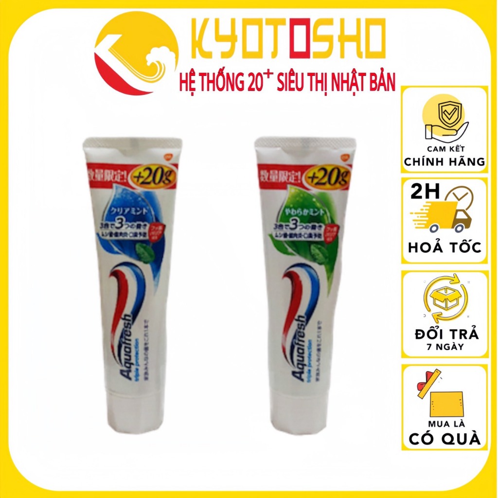 Kem đánh răng Aquafresh Nhật Bản 140g