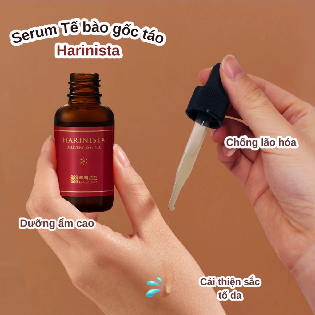 Tinh Chất Chống Lão Hóa Chuyên Sâu Chứa Tế Bào Gốc Táo Dưỡng Ẩm, Giảm Nhăn MEISHOKU Harinista 30ML