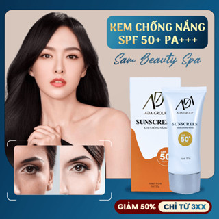 Kem Chống Nắng ADA Cosmetic Nâng Tone Siêu Mỏng Mịn Chứa Niacinamide Bảo Vệ Làn Da Yếu Cho Da Căng Bóng, Tiệp Da 50g