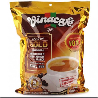 Cà phê hòa tan 3in1 gold vina bịch lớn 40 gói