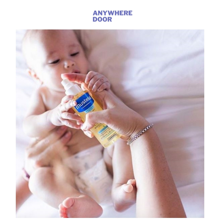Dầu Massage Cho Trẻ Sơ Sinh & Em Bé Mustela Massage Baby Oil 100ml