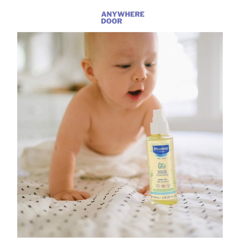 Dầu Massage Cho Trẻ Sơ Sinh & Em Bé Mustela Massage Baby Oil 100ml